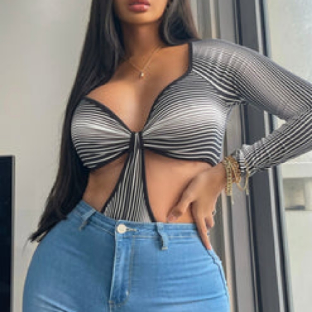 Striped Bodysuit